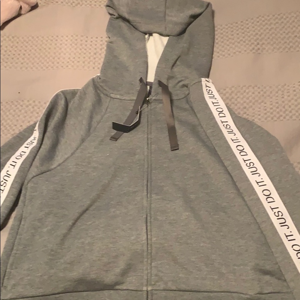 grey Nike zip up brand new